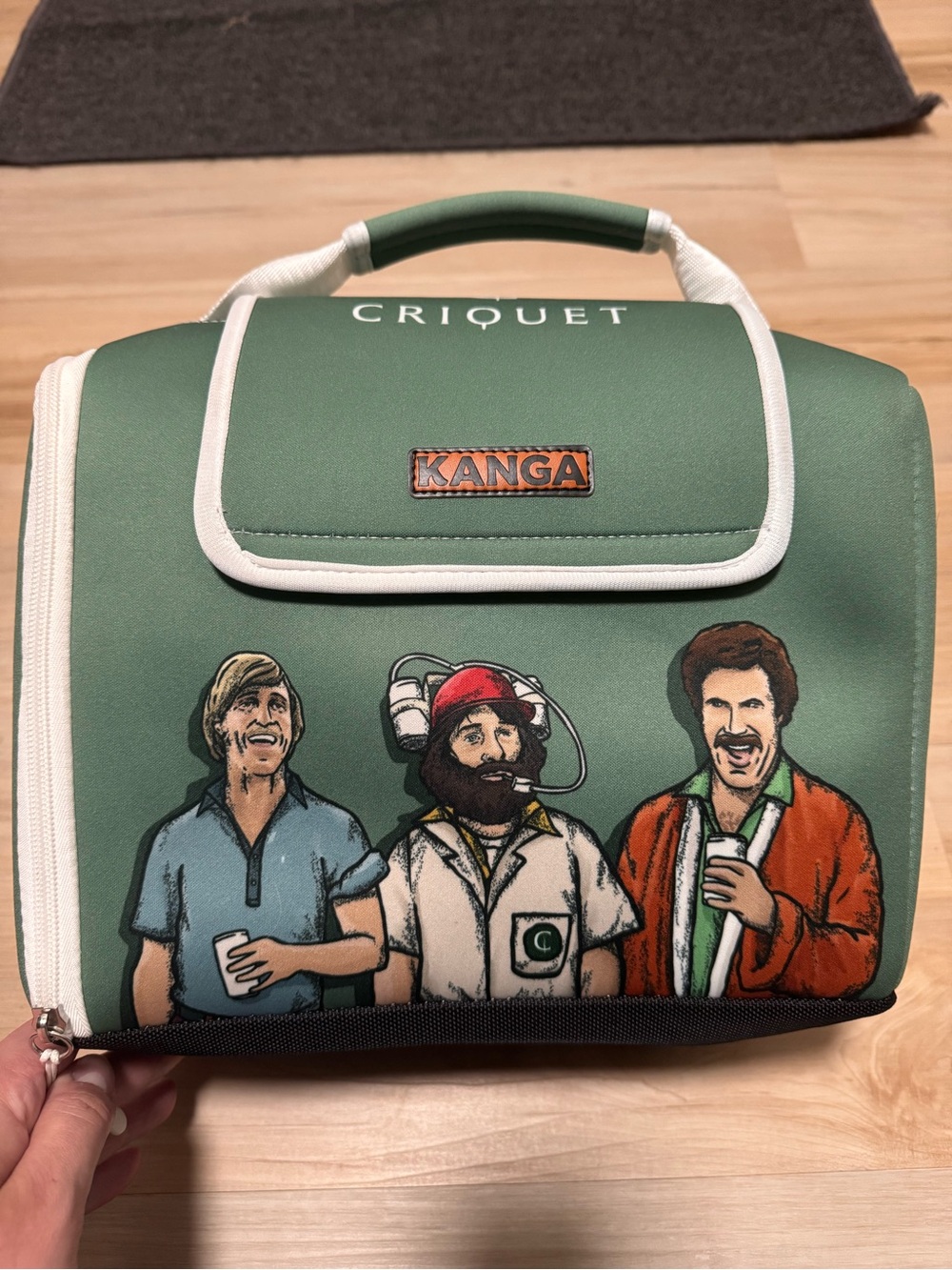 Kanga x Criquet Men’s Kasemate 12 Green Insulated Cooler Bag